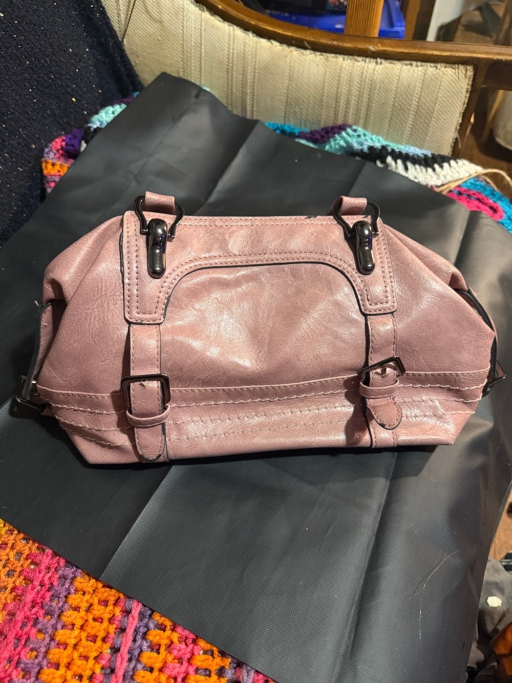 Dusty Rose Women's Satchel Bag - Unbranded